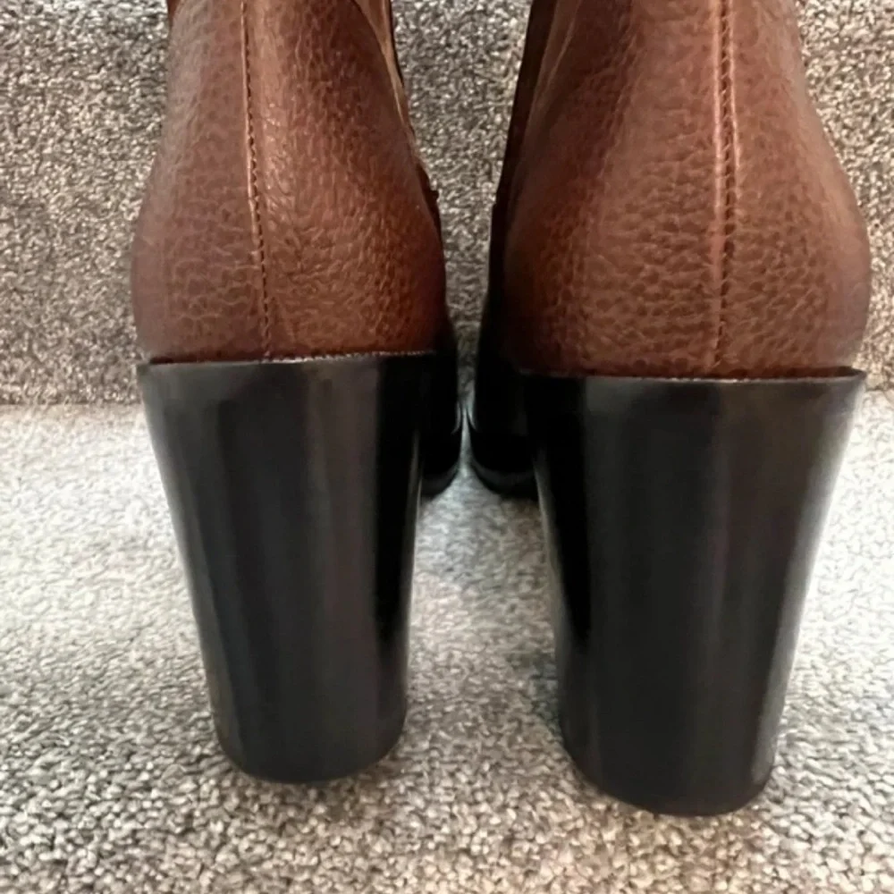 Gucci Women's Rich Brown Heeled Boots - Picture 7 of 9